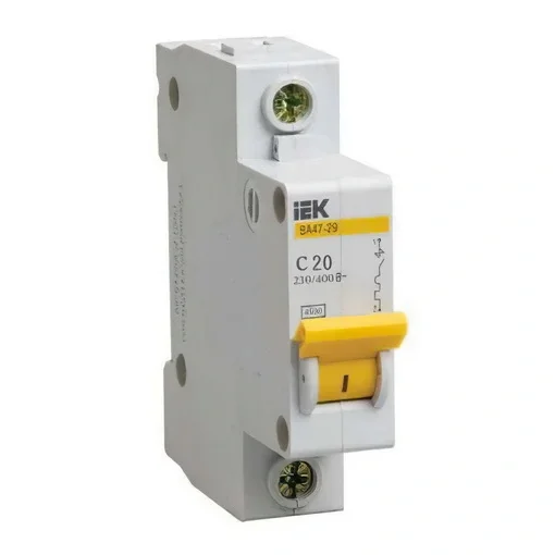 KARAT Автоматический выключатель ВА47-29 1P C 2А 4,5кА IEK