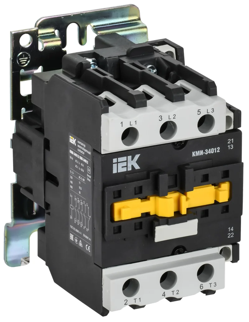 Контактор КМИ-34012 40А 230В/АС3 1NO;1NC IEK