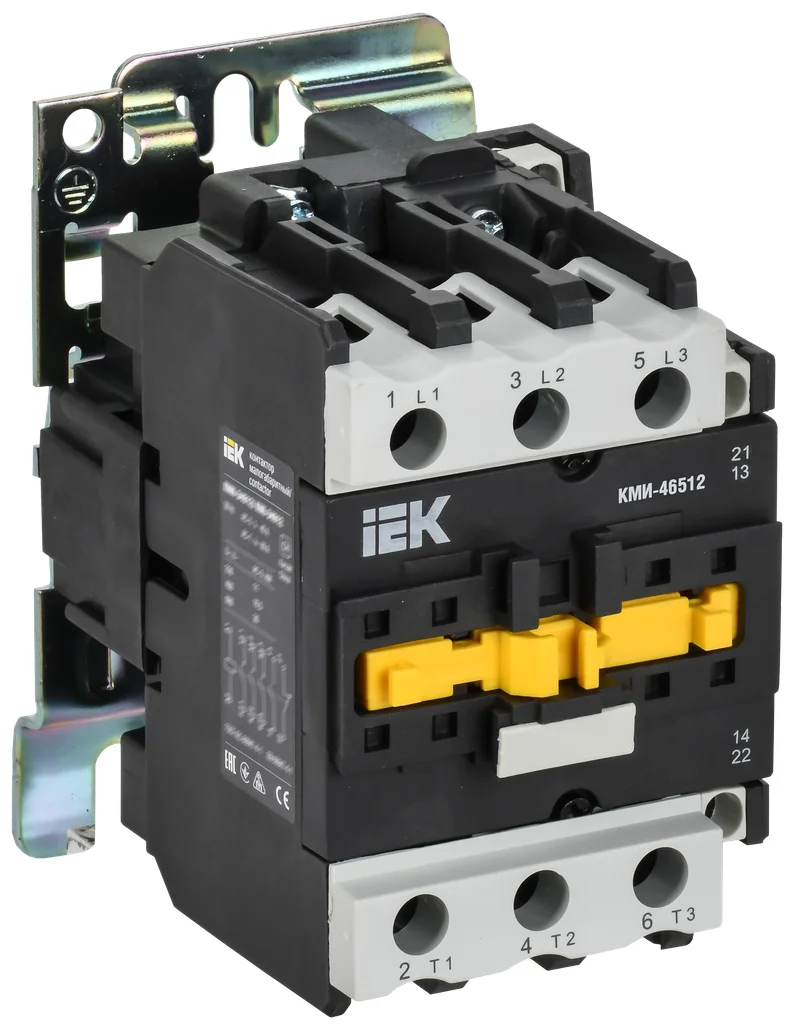 Контактор КМИ-46512 65А 230В/АС3 1NO;1NC IEK