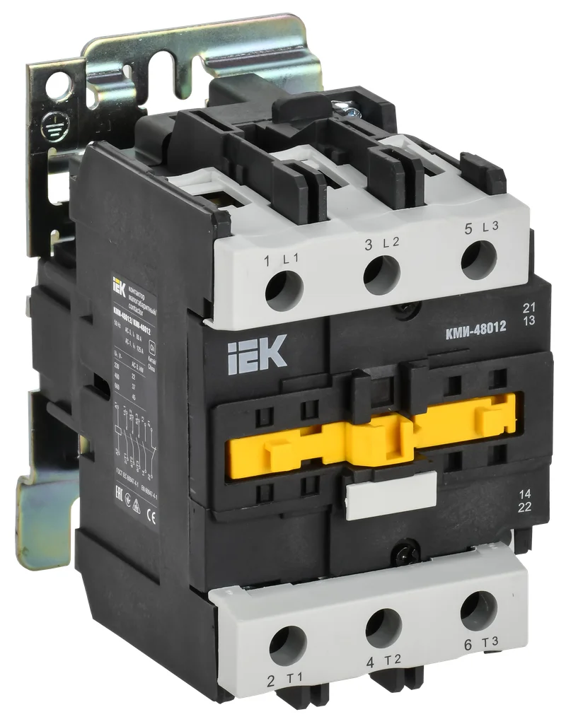 Контактор КМИ-48012 80А 230В/АС3 1NO;1NC IEK