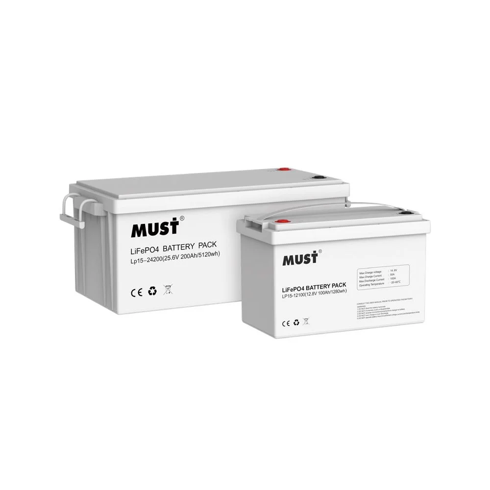 Батарея MUST LiFePO4 12,8 В, 100 А·ч, с функцией Bluetooth