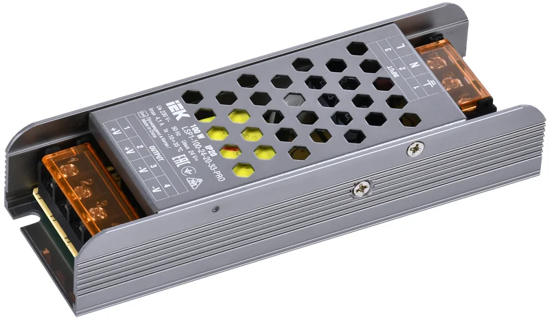 Драйвер LED ИПСН-PRO 100Вт 24В клеммы IP20 IEK