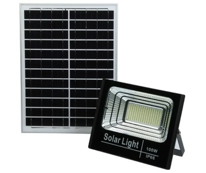 Прожектор светодиодный SOLAR с солнечной панелью, 400 Вт, 6500 К (ELT)