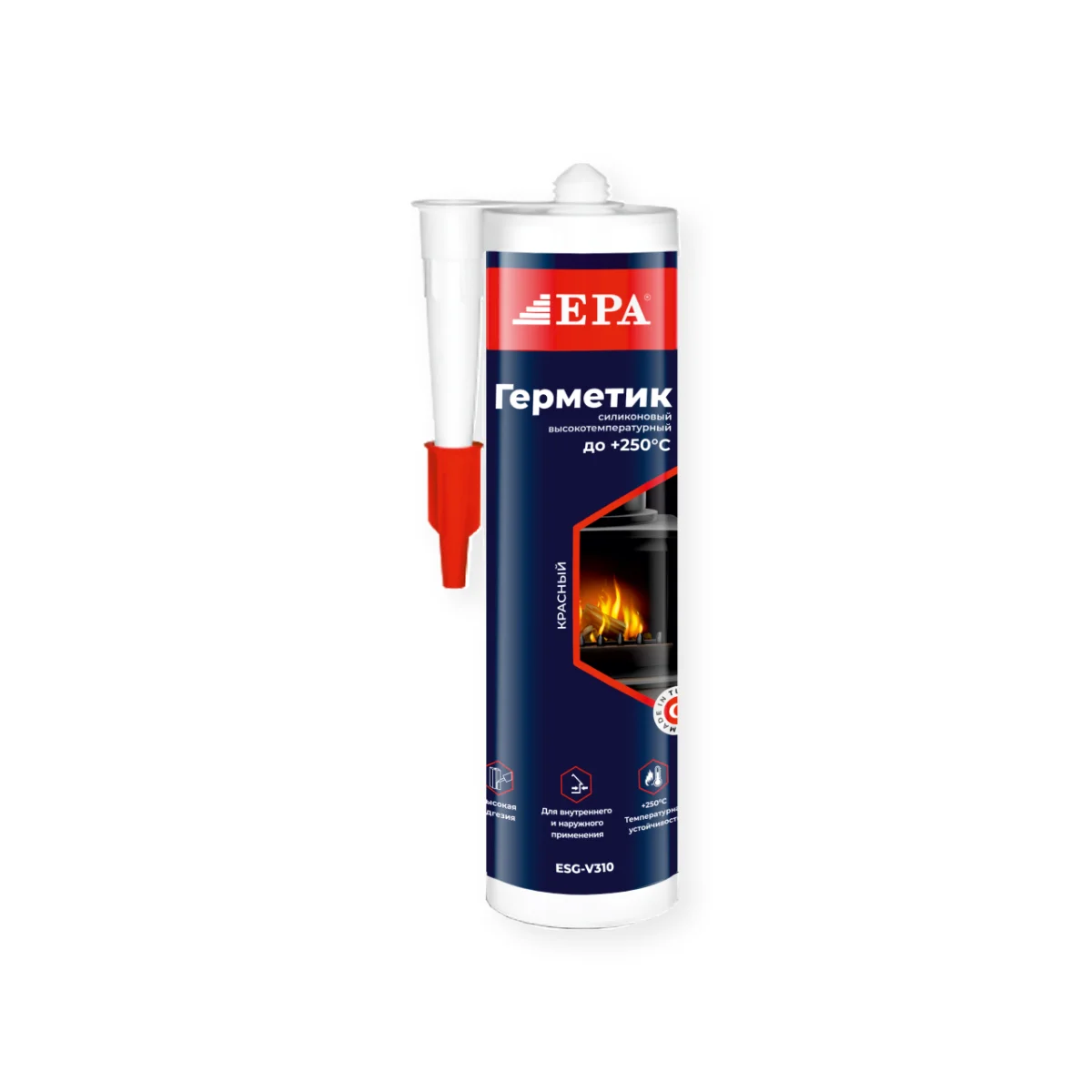 Силиконовый герметик ESG-V310 (Красный) EPA ESG-V310 RED