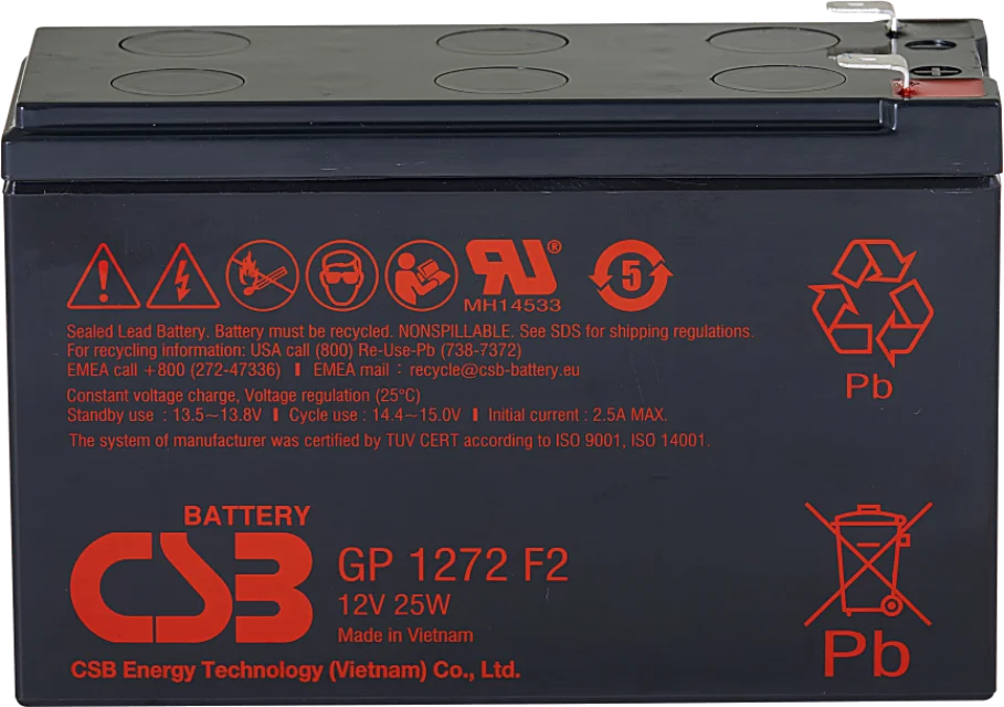 Аккумуляторная батарея CSB 12 В 7 А·ч (AGM)
