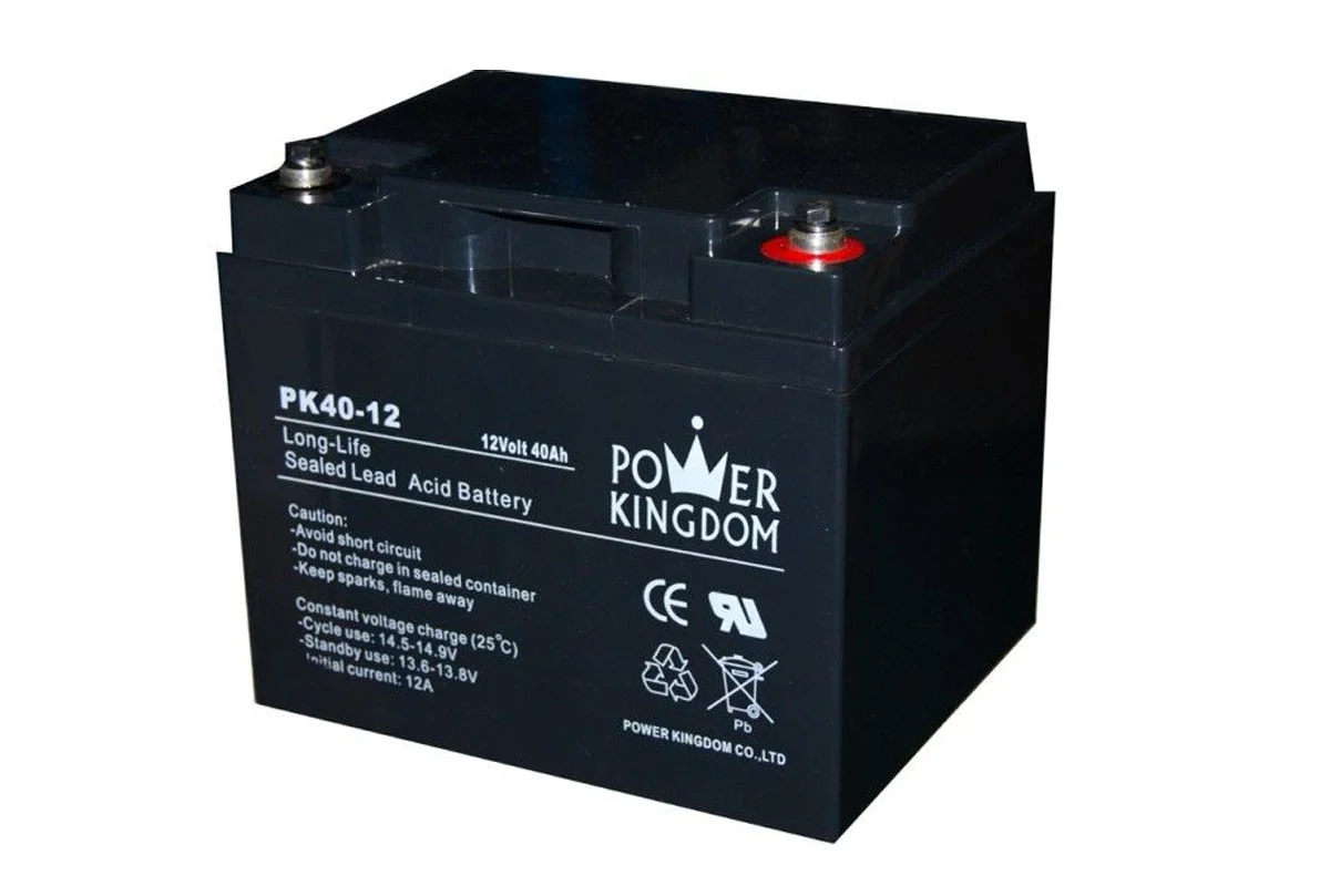 Аккумуляторная батарея Power Kingdom 12 В 40 А·ч (AGM)
