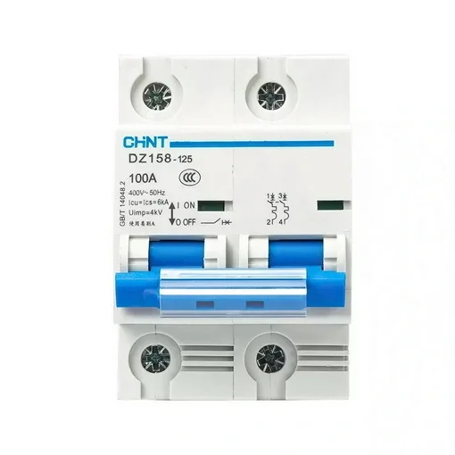 Автоматический выключатель CHINT DZ158-125 2P 63А 6кА
