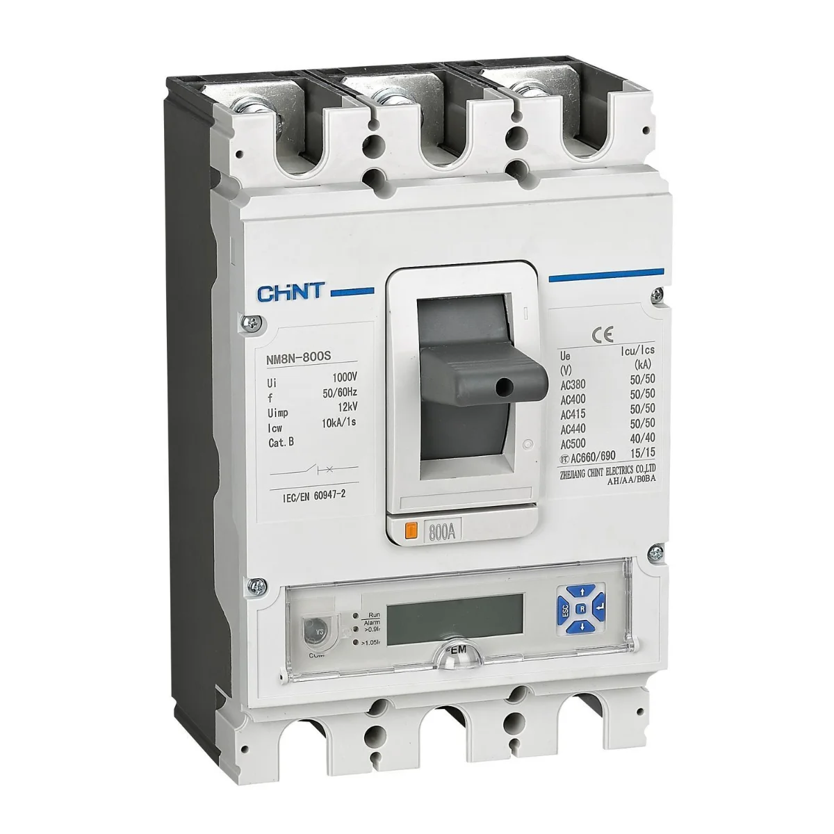 Avtomat uzgich CHINT NM8N-630S EMM 630 3P 50kA