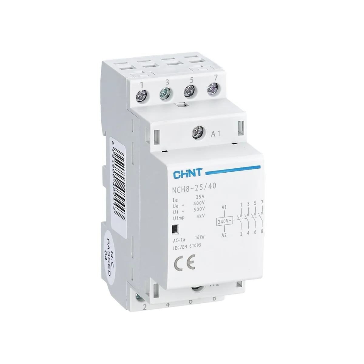Kontaktor CHINT NCH8-25/40 230V 50HZ 4P 25A
