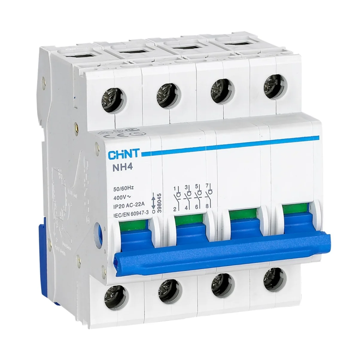 Yuklama uzgichi CHINT NH4-125 4P 125A