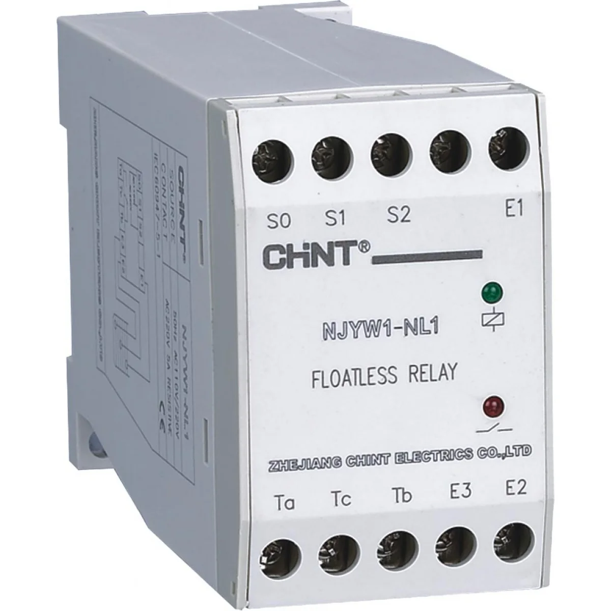 Suyuqlik sathini nazorat qilish releyi CHINT NJYW1-NL2 220V