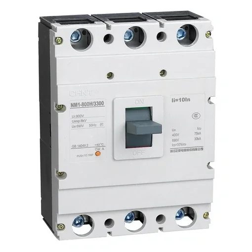 Avtomat uzgich CHINT NM1-800S 3P 630A 50kA