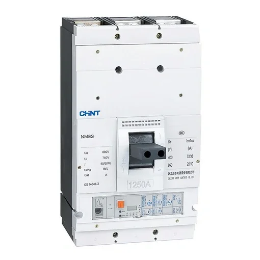 Автоматический выключатель CHINT NM1-1250S 3P 1000А 50кА (без шины)
