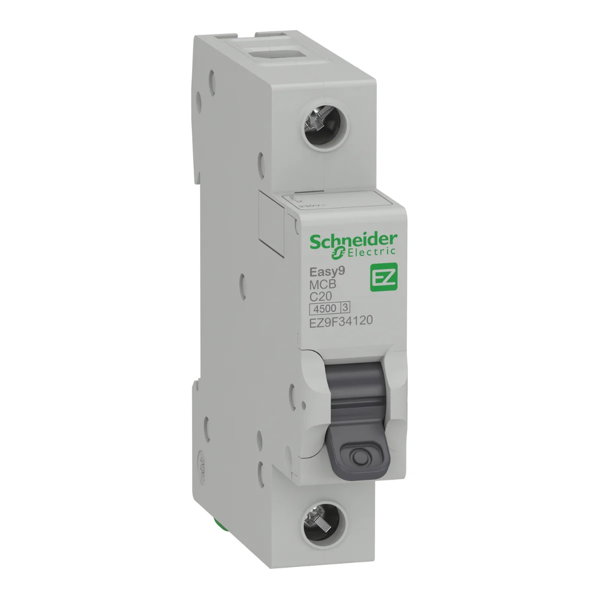 Автоматический выключатель Schneider Electric Easy9 1P 20А С 4,5кА 230В (EZ9F34120)