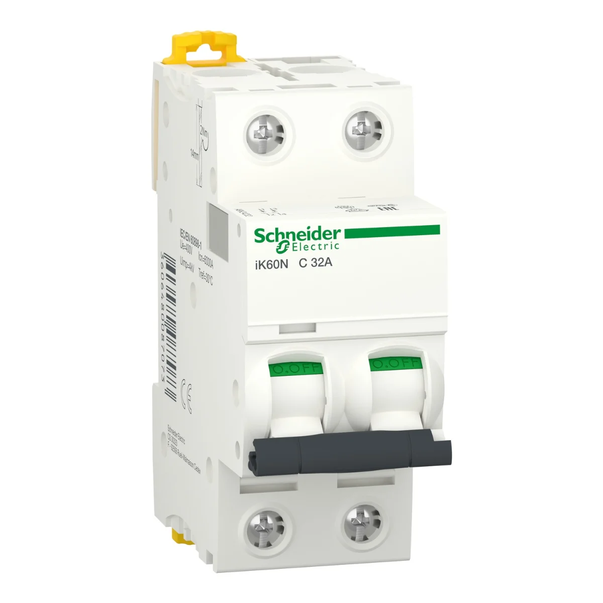 Автоматический выключатель Schneider Electric iK60N 2P 32A C (A9K24232)