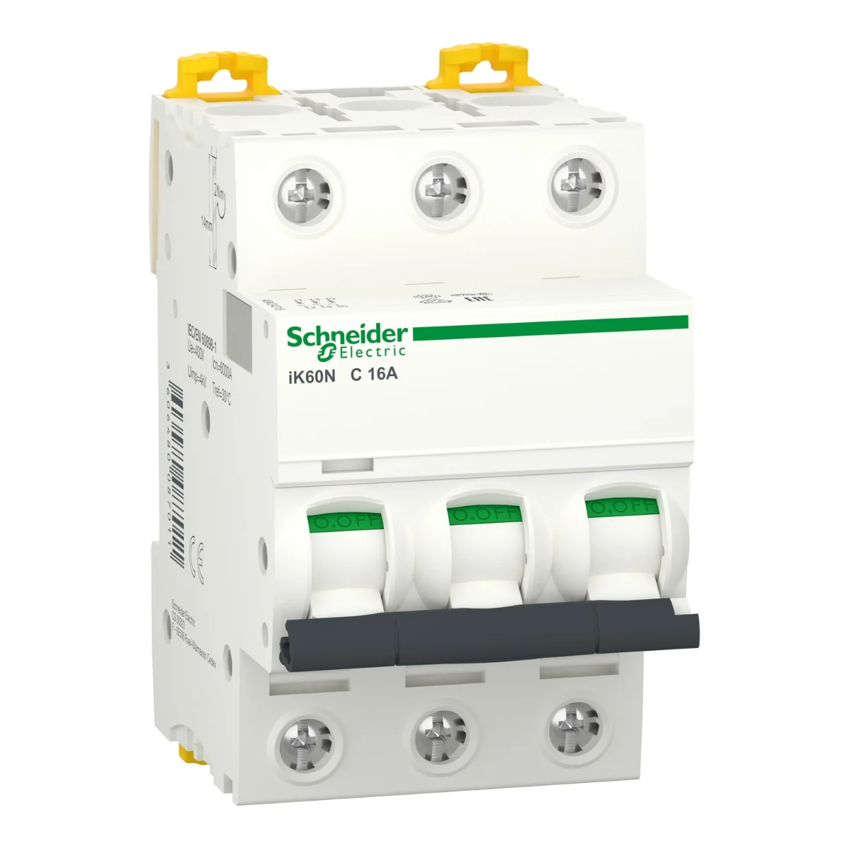 Автоматический выключатель Schneider Electric iK60N 3P 16A C (A9K24316)