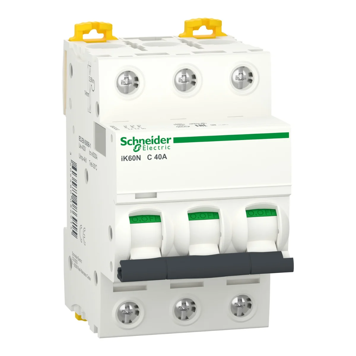 Автоматический выключатель Schneider Electric iK60N 3P 40A C (A9K24340)