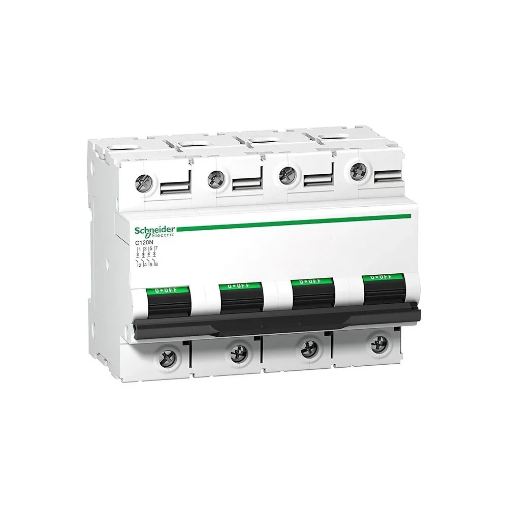 Автоматический выключатель Schneider Electric C120N C 4P 100A (A9N18374)