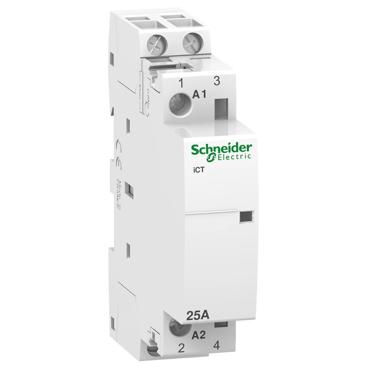 Модульный контактор Schneider Electric iCT25A 2НО 230/240В АС 50ГЦ, Acti 9 iCT (A9C20732)