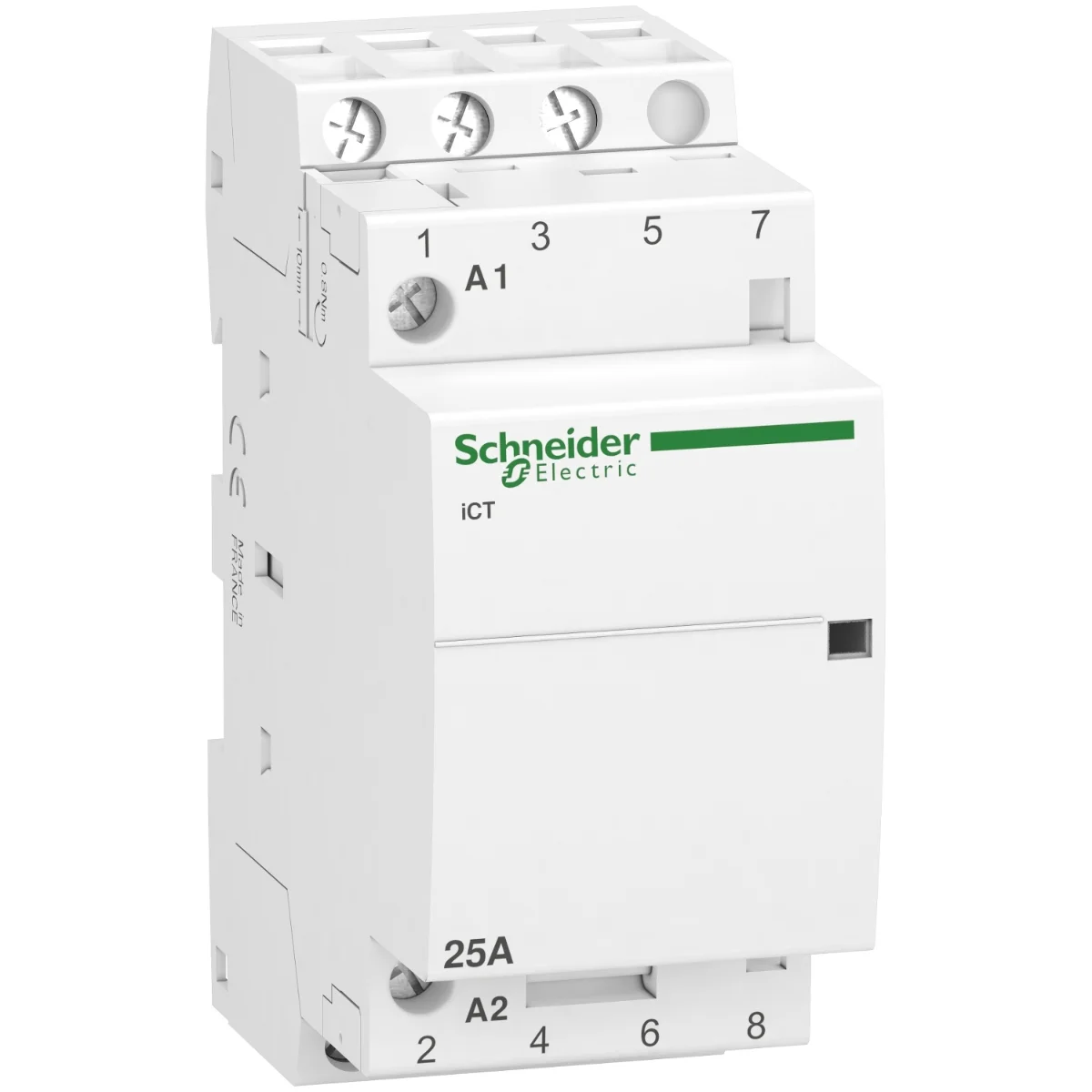 Модульный контактор Schneider Electric iCT25A 3НО 220/240В АС 50ГЦ, Acti 9 iCT (A9C20833)