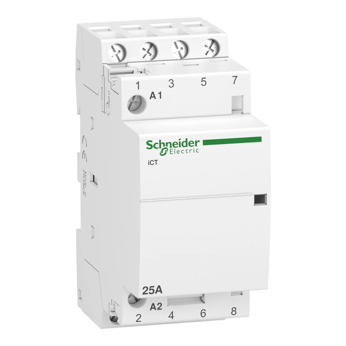 Модульный контактор Schneider Electric iCT25A 4НО 220/240В АС 50ГЦ, Acti 9 iCT (A9C20834)