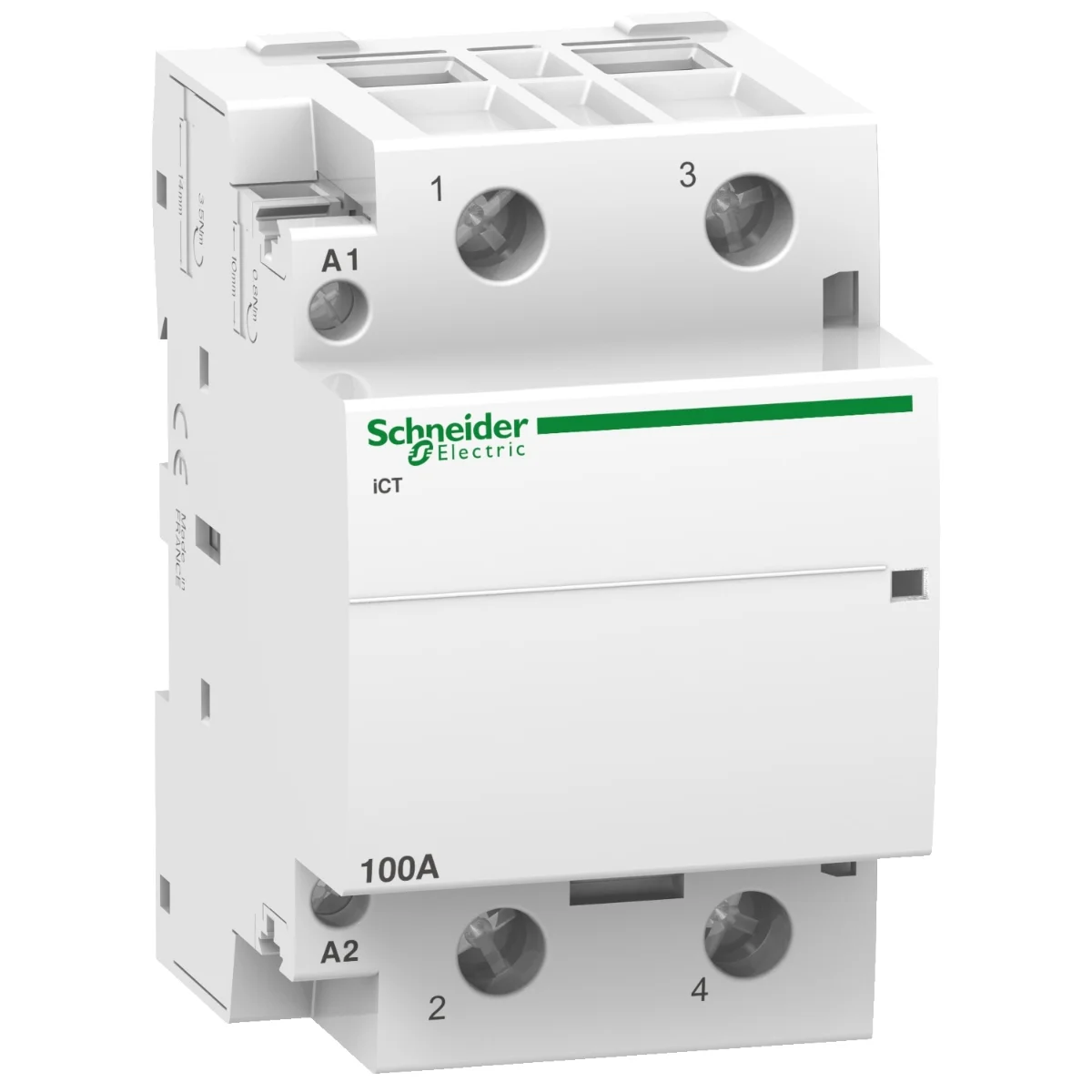 Модульный контактор Schneider Electric iCT100A 2НО 230/240В АС 50ГЦ, Acti 9 iCT (A9C20882)
