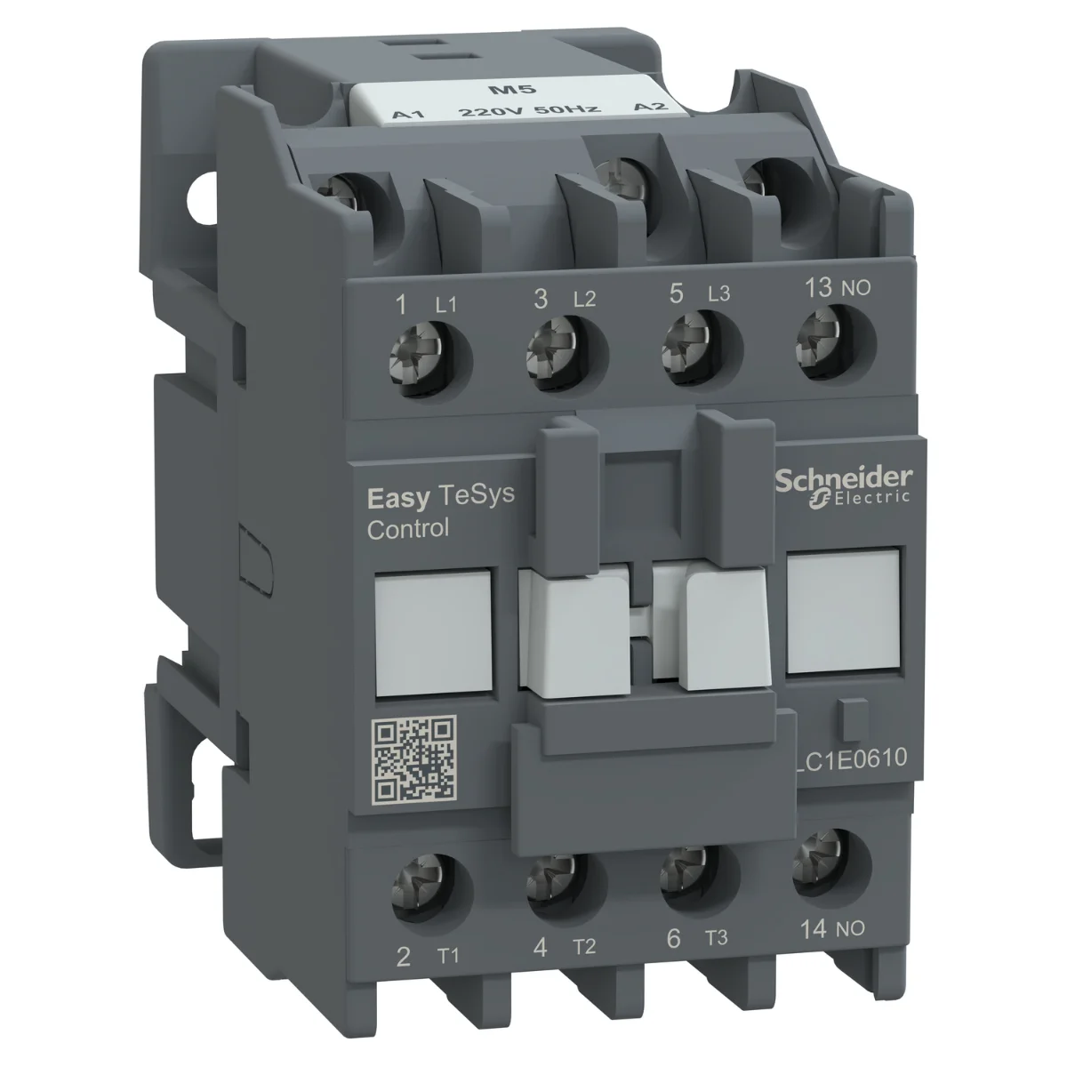 Контактор Schneider Electric TVS 3P 1НО 6А 400В AC3 220В 50ГЦ (LC1E0610M5)