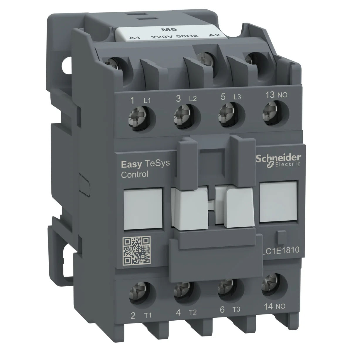 Kontaktor Schneider Electric TVS 3P 1NO 18A 400V AC3 220V 50Hz (LC1E1810M5)