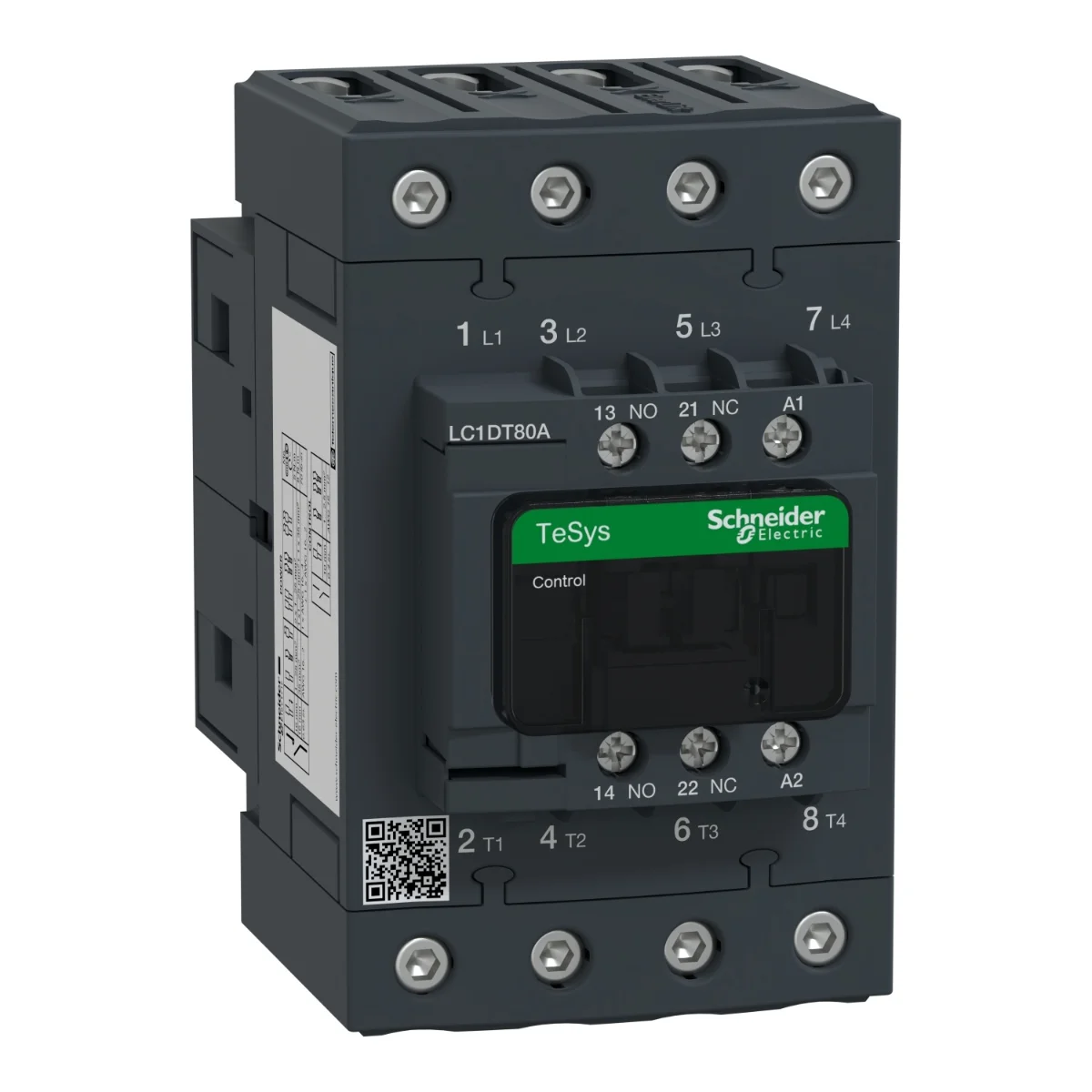 Контактор Schneider Electric D 4P EVERLINK AC1 415В 80A 220В 50/60ГЦ (LC1DT80AM7)