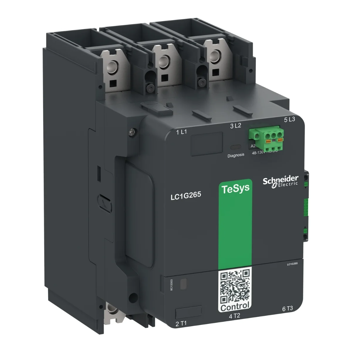 Kontaktor Schneider Electric LC1G, 3, AC-3 ≤440V, 265A (LC1G265KUEN)