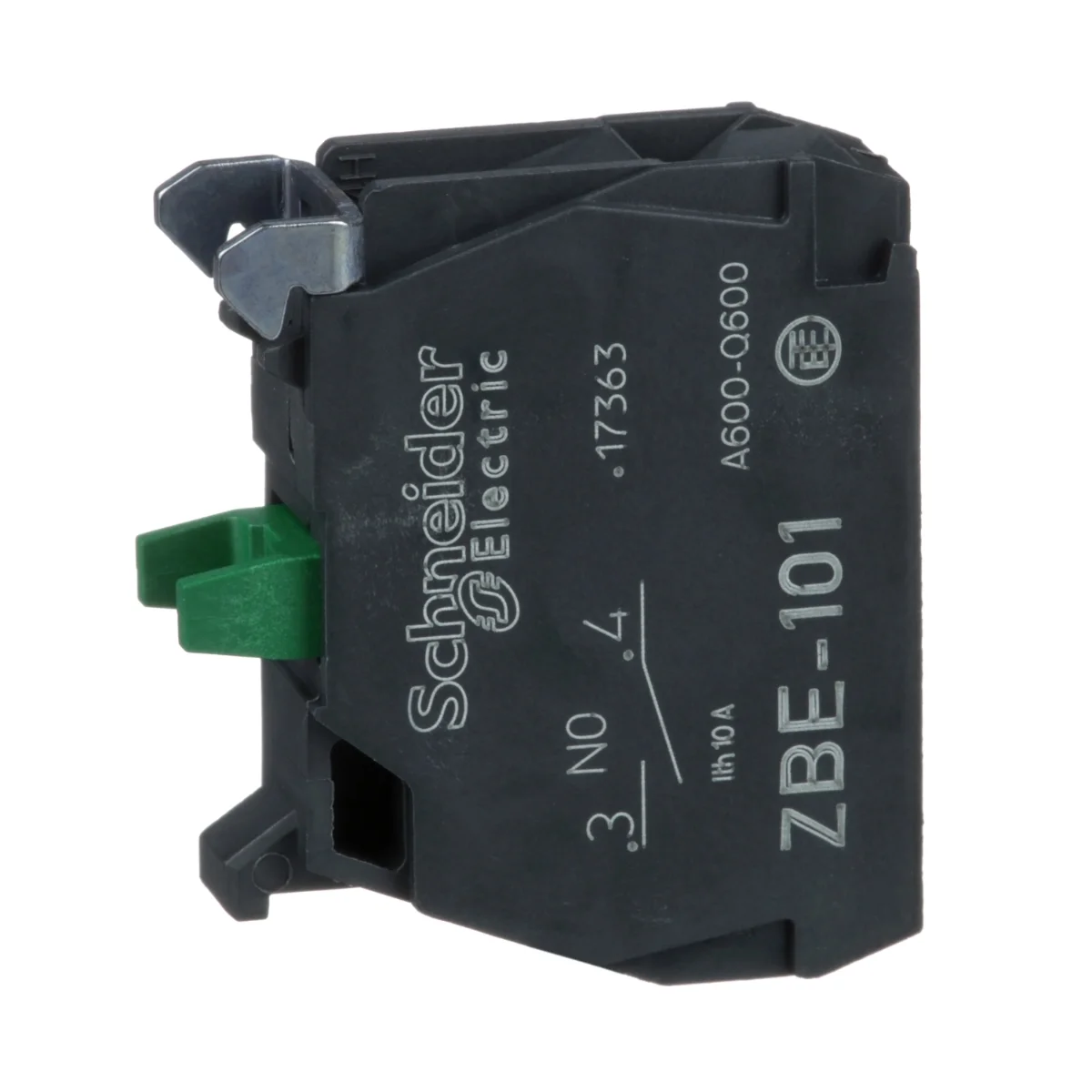 Контактный блок 1НО Schneider Electric, винтовой зажим (ZBE101)