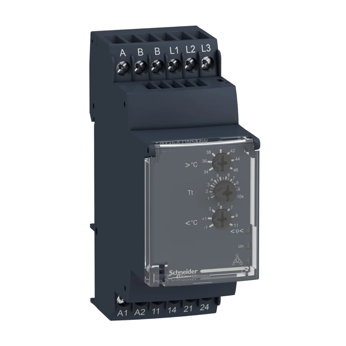 Реле контроля температуры Schneider Electric, 5А , 2 NO, 24..240В AC/DC (RM35ATW5MW)