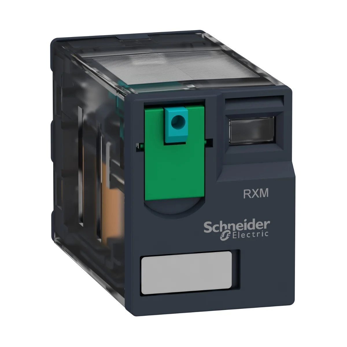 Миниатюрное реле Schneider Electric, 10А, 3 CO, с блокируемой тестовой кнопкой, 24VDC (RXM3AB1BD)