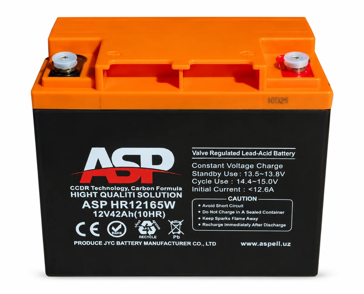 Аккумуляторная батарея AGM ASP HR12165W  42AH/12V 