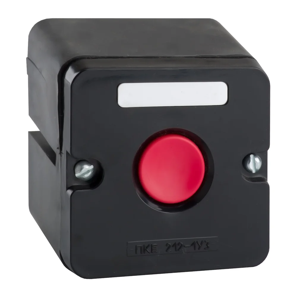 Кнопочный пост КЭАЗ ПКЕ 222-1-У2-IP54 (красная)